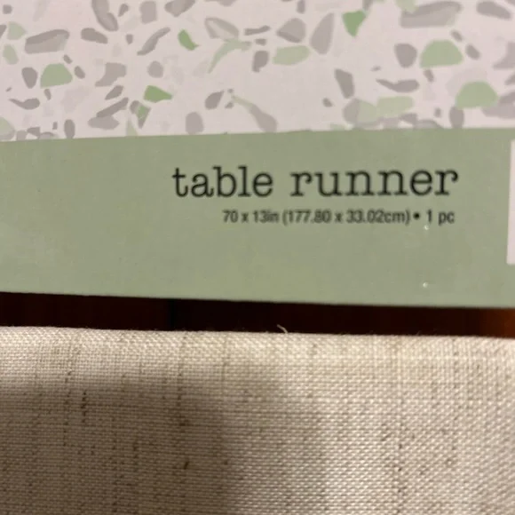 Flamingo Table Runner with Tropical Design - Picture 2 of 2